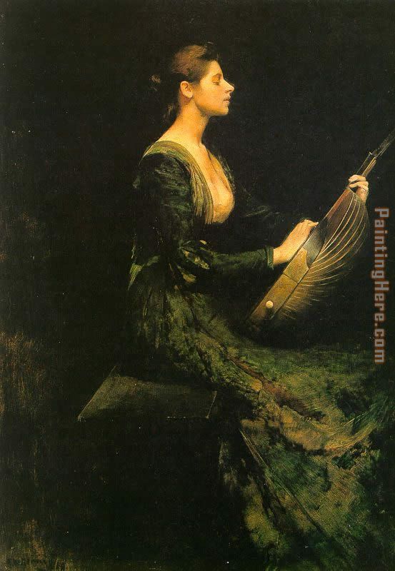 Lady with a Lute